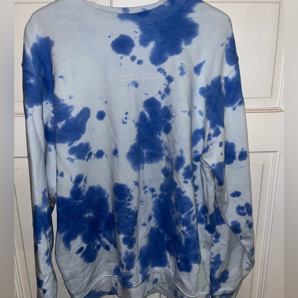 Summer Fridays Tie dye Sweatshirt